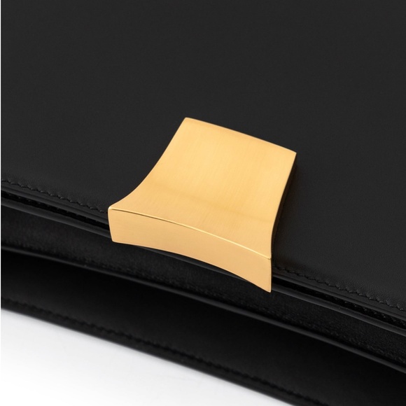 729. SUBTLE Le Nguyen Mini Communal Shoulder Bag Black Leather $590 NWOT - Picture 4 of 12